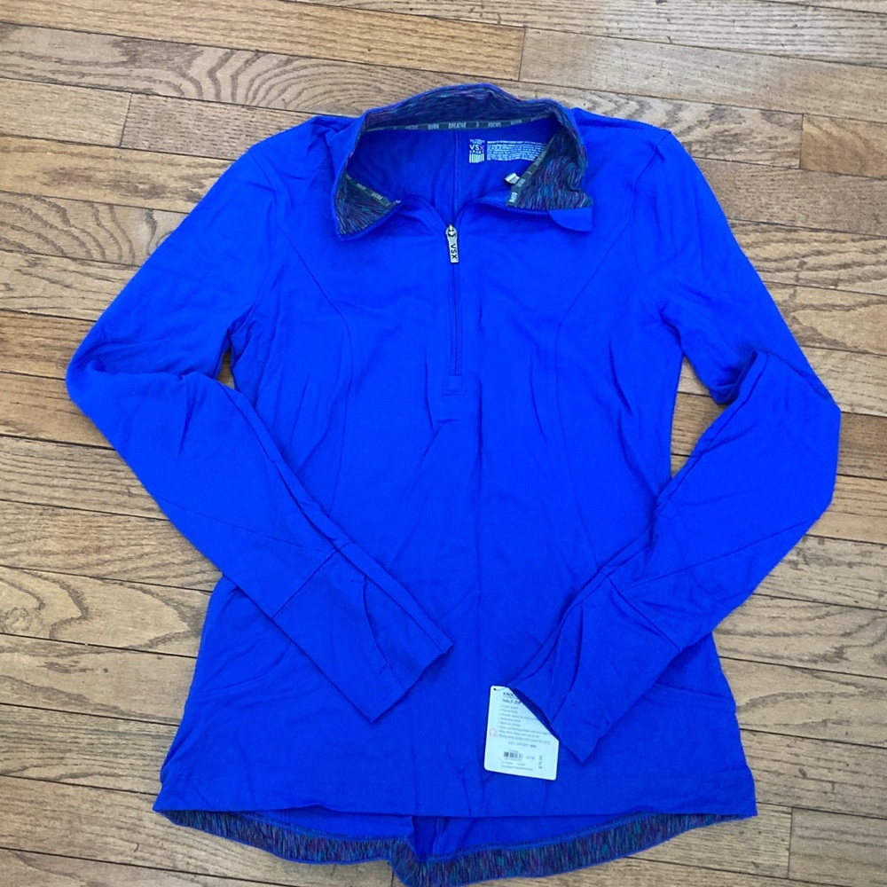 Victoria’s Secret Women's Royal Blue Half-Zip Jacket